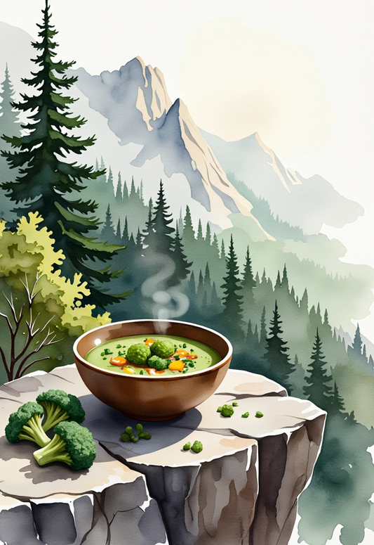 Mediterranean Broccoli Soup